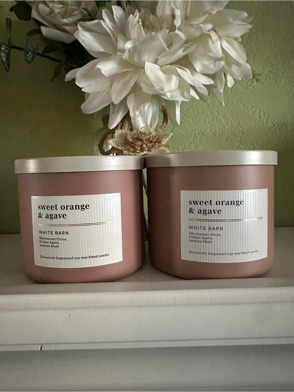 White Barn Sweet Orange & Agave Scented Candle Bundle